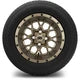 MODZ 12" Vortex Matte Bronze Wheels & Street Tires Combo