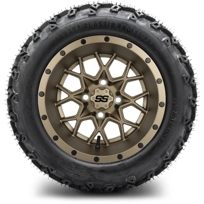 MODZ 12' Vortex Matte Bronze - Tire and Wheel Combo