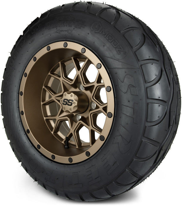 MODZ 12' Vortex Matte Bronze - Tire and Wheel Combo