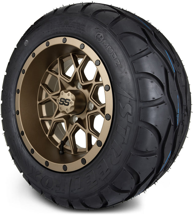 MODZ 12' Vortex Matte Bronze - Tire and Wheel Combo