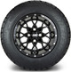 MODZ® 12" Vortex Glossy Black Wheels & Off-Road Tires Combo
