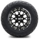 MODZ® 12" Vortex Glossy Black Wheels & Off-Road Tires Combo