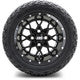 MODZ® 12" Vortex Glossy Black Wheels & Off-Road Tires Combo