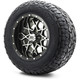 MODZ® 12" Vortex Machined Black Wheels & Off-Road Tires Combo