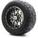 MODZ® 12" Vortex Machined Black Wheels & Off-Road Tires Combo