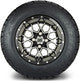 MODZ® 12" Vortex Machined Black Wheels & Off-Road Tires Combo