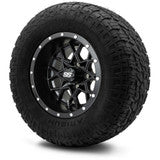 MODZ® 12" Vortex Matte Black Wheels & Off-Road Tires Combo