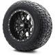 MODZ® 12" Vortex Matte Black Wheels & Off-Road Tires Combo