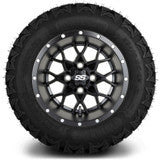 MODZ® 12" Vortex Matte Black Wheels & Off-Road Tires Combo