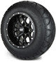 MODZ® 12" Vortex Matte Black Wheels & Off-Road Tires Combo