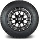 MODZ 12" Vortex Matte Black Wheels & Street Tires Combo