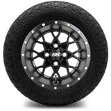 MODZ® 12" Vortex Matte Black Wheels & Off-Road Tires Combo