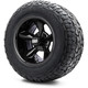 MODZ® 12" Godfather Glossy Black Wheels & Off-Road Tires Combo