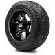MODZ 12" Godfather Glossy Black Wheels & Street Tires Combo