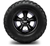 MODZ® 12" Godfather Glossy Black Wheels & Off-Road Tires Combo