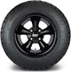 MODZ 12" Godfather Glossy Black Wheels & Street Tires Combo