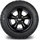 MODZ 12" Godfather Glossy Black Wheels & Street Tires Combo