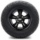 MODZ® 12" Godfather Glossy Black Wheels & Off-Road Tires Combo