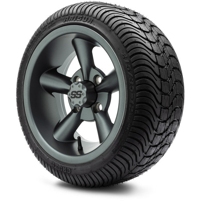 MODZ® 12" Godfather Gunmetal Wheels & Street Tires Combo