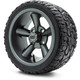 MODZ® 12" Godfather Gunmetal Wheels & Street Tires Combo