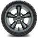 MODZ® 12" Godfather Gunmetal Wheels & Street Tires Combo