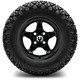 MODZ® 12" Drift Glossy Black Wheels & Off-Road Tires Combo