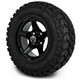 MODZ® 12" Drift Glossy Black Wheels & Off-Road Tires Combo