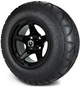 MODZ® 12" Drift Glossy Black Wheels & Off-Road Tires Combo
