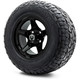 MODZ® 12" Drift Glossy Black Wheels & Off-Road Tires Combo