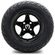 MODZ® 12" Drift Glossy Black Wheels & Off-Road Tires Combo