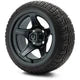 MODZ 12" Drift Gunmetal Wheels & Street Tires Combo