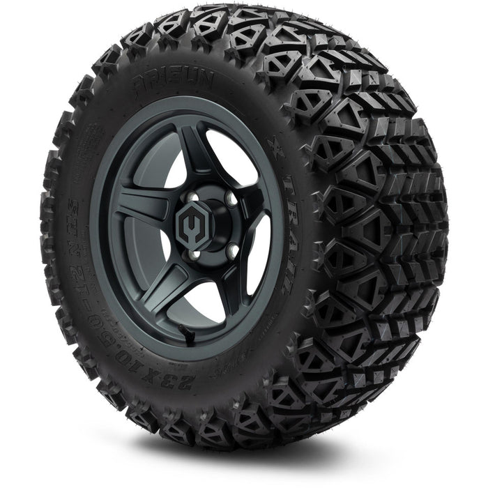 MODZ® 12" Drift Gunmetal Wheels & Off-Road Tires Combo