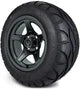 MODZ 12" Drift Gunmetal Wheels & Street Tires Combo
