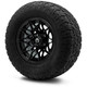 MODZ® 12" Galaxy Glossy Black Wheels & Off-Road Tires Combo
