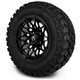 MODZ® 12" Galaxy Glossy Black Wheels & Off-Road Tires Combo