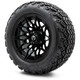 MODZ® 12" Galaxy Glossy Black Wheels & Off-Road Tires Combo