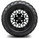 MODZ® 12" Galaxy Glossy Black Wheels & Off-Road Tires Combo