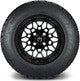MODZ® 12" Galaxy Glossy Black Wheels & Off-Road Tires Combo