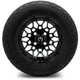 MODZ® 12" Galaxy Glossy Black Wheels & Off-Road Tires Combo