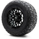 MODZ® 12" Galaxy Glossy Black Wheels & Off-Road Tires Combo