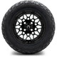 MODZ® 12" Galaxy Glossy Black Wheels & Off-Road Tires Combo