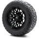 MODZ® 12" Galaxy Glossy Black Wheels & Off-Road Tires Combo