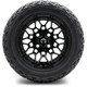 MODZ® 12" Galaxy Glossy Black Wheels & Off-Road Tires Combo