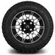 MODZ® 12" Galaxy Machined Black Wheels & Off-Road Tires Combo