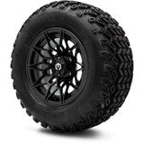 MODZ® 12" Galaxy Matte Black Wheels & Off-Road Tires Combo