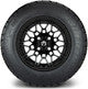 MODZ® 12" Galaxy Matte Black Wheels & Off-Road Tires Combo