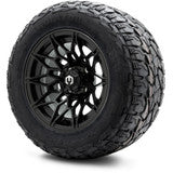 MODZ® 12" Galaxy Matte Black Wheels & Off-Road Tires Combo
