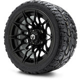 MODZ® 12" Galaxy Matte Black Wheels & Off-Road Tires Combo