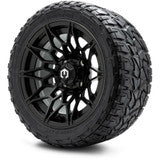 MODZ® 12" Galaxy Matte Black Wheels & Off-Road Tires Combo