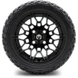 MODZ® 12" Galaxy Matte Black Wheels & Off-Road Tires Combo